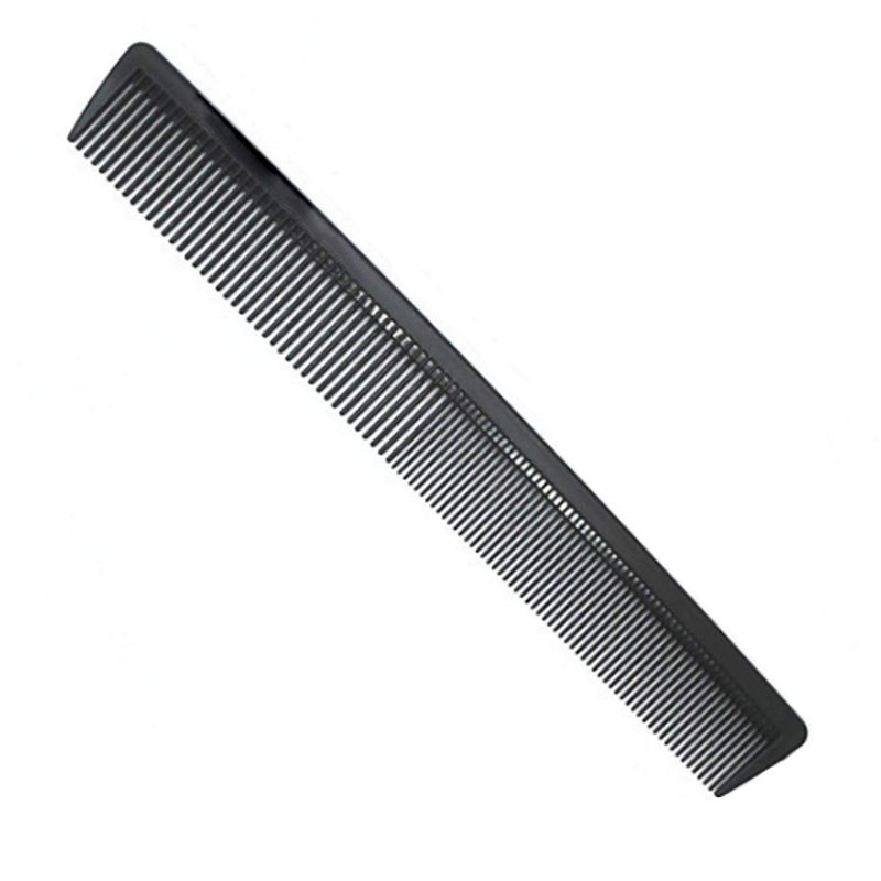 AFT90 Carbon Fiber Cutting Comb, Professional 8.15â€ Styling Comb, Hairdressing Comb For All Hair Types, Fine and Wide Tooth Hair Barber Comb - Image 1